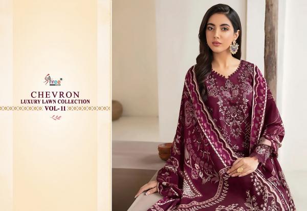 Shree Chevron Luxury Lawn Collection 11 Pakistani Suits Collection